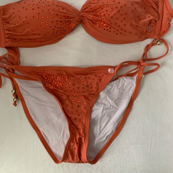 French connection Bikini orange with rhinestone 👙 - Picture 2 of 9